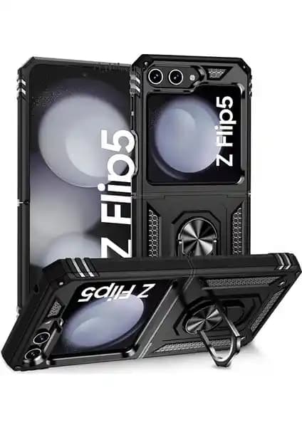 Samsung Galaxy Z Flip 5 için dayanıklı ve fonksiyonel kılıf tasarımı ve özellikleri
