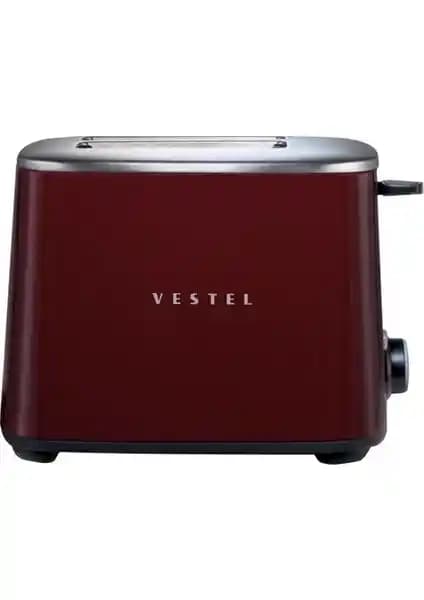 Vestel Retro Bordo Ekmek Kızartma Makinesi: Şık Tasarım ve Çok Fonksiyonlu Kullanım