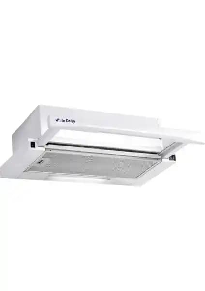 White Daisy Çift Motorlu Beyaz Aspiratör Modern Mutfaklar İçin Yüksek Performanslı Tasarım