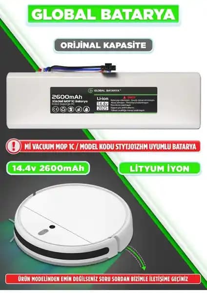 Xiaomi Mi Vacuum Mop 1c 2-in-1 Robot Süpürge Bataryası Detaylı İnceleme ve Kullanıcı Yorumları