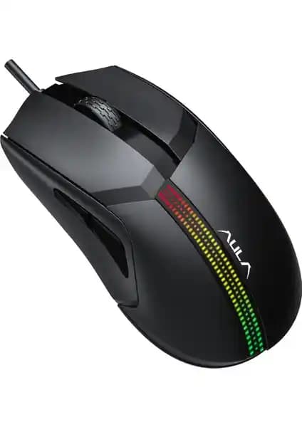 Aula F813 Pro 12400DPI RGB Optik Gaming Mouse Yüksek Hassasiyetli Oyun Fareleri