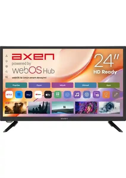 Axen AX24LEDI262C-S 24 İnç HD Ready WebOS Akıllı LED TV Detaylı İnceleme ve Özellikler