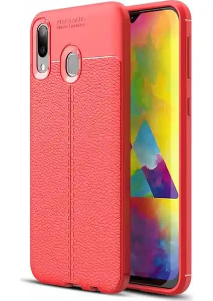 Case 4U M20 Uyumlu Kırmızı Silikon Kılıf ile Telefonunuzu Şık ve Güvenli Koruyun