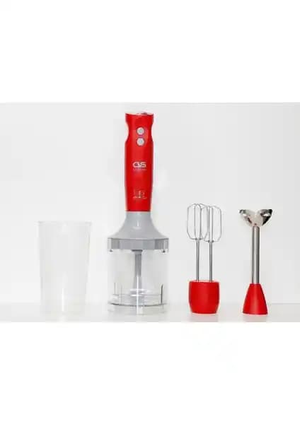 CVS Ultramix Kırmızı Çoklu Blender Seti Güçlü Motor ve Çok Yönlü Kullanım Özellikleriyle
