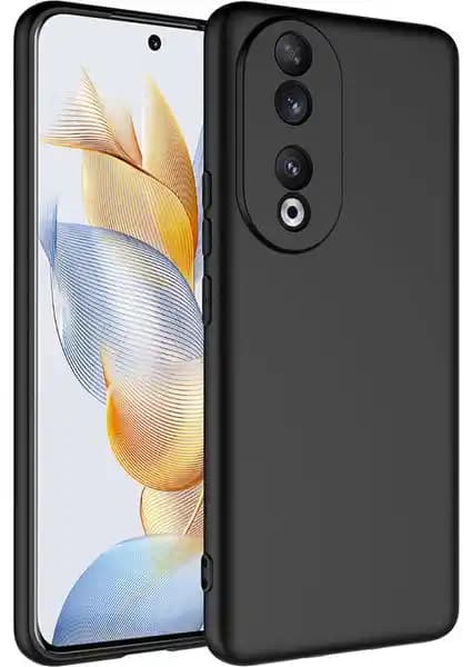 Huawei Honor 90 için Şık ve Dayanıklı Zore Mara Lansman Kapak Siyah