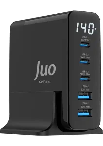 Juo 240W GaN PD 3.1 Masaüstü Hızlı Şarj Cihazı: Çoklu Port ve Güçlü Performans Özellikleri