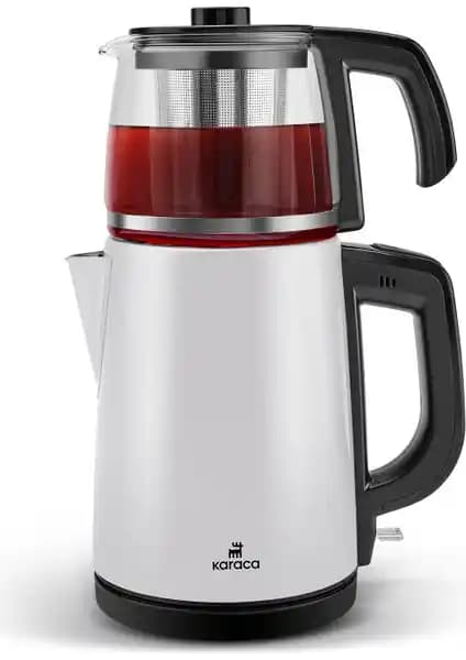 Karaca 2'li Çay Makinesi ve Kettle: Modern ve Çok Fonksiyonlu Çay Keyfi