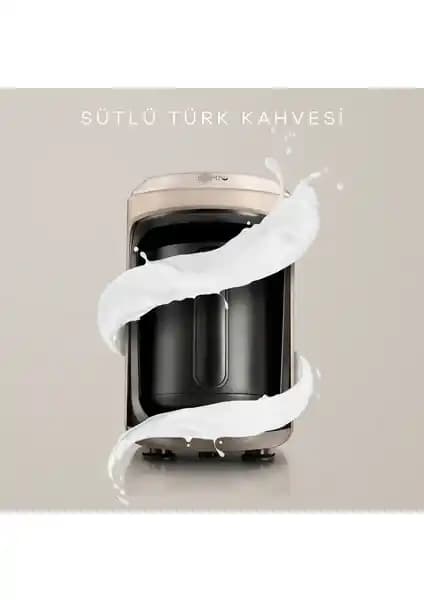 Karaca Hatır Hüps Bej Türk Kahve Makinesi Modern ve Pratik Kullanım Özellikleri