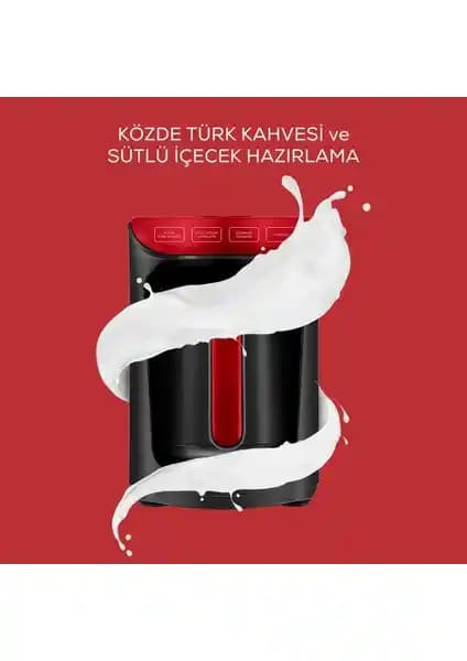 Karaca Hatır Köz Sütlü Türk Kahve Makinesi Imperial Red ile Geleneksel Lezzetleri Modern Teknolojiyle Buluşun