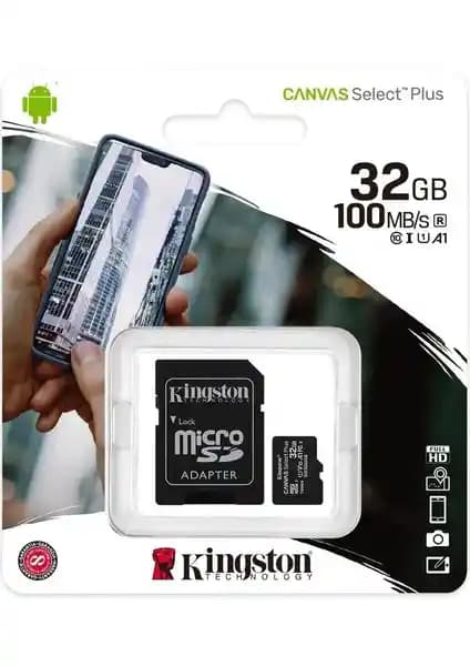 Kingston Canvas Select 32GB microSD Hafıza Kartı: Yüksek Performans ve Güvenilirlik