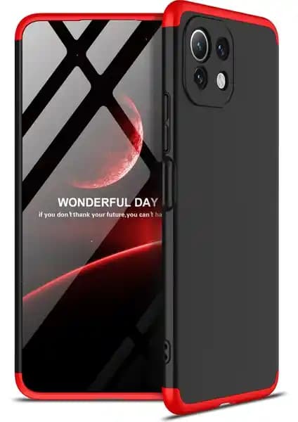 KNY Xiaomi Mi 11 Lite Kılıf 3 Parça 360 Ays Kapak: Şık ve Dayanıklı Koruma Çözümü