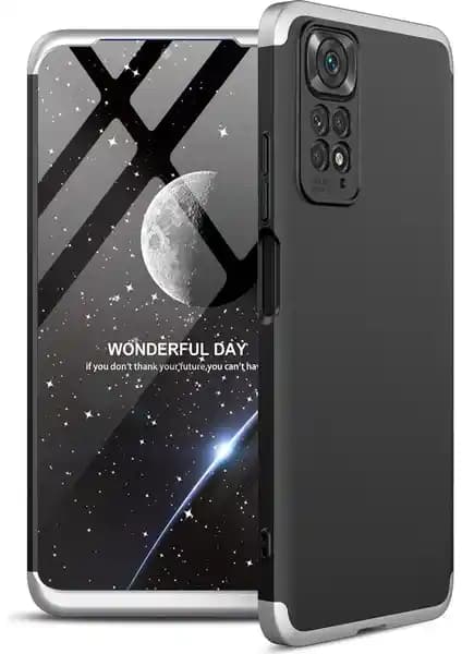 KNY Xiaomi Redmi Note 11S İçin 3 Parça 360 Ays Kapak Güçlü ve Şık Koruma