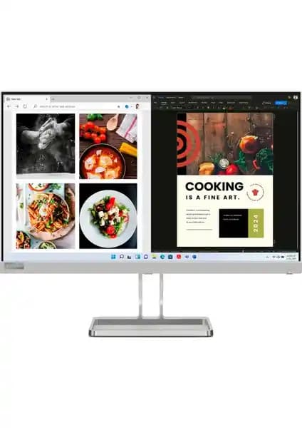 Lenovo L24I-40 23.8 İnç Full HD IPS Monitör: Şık Tasarım ve Yüksek Performans