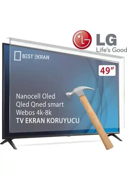 LG 49 inçlik ekran koruyucu: yüksek dayanıklılık ve görüntü kalitesini koruyan güvenlik çözümü