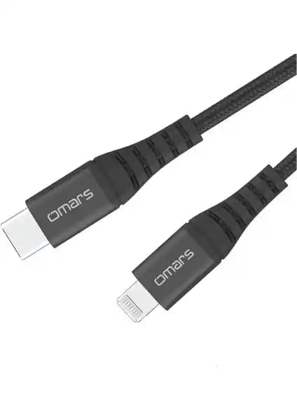 Omars Type-C to Lightning Örgülü Hızlı Şarj ve Veri Kablosu Ürün Tanıtımı ve Özellikleri