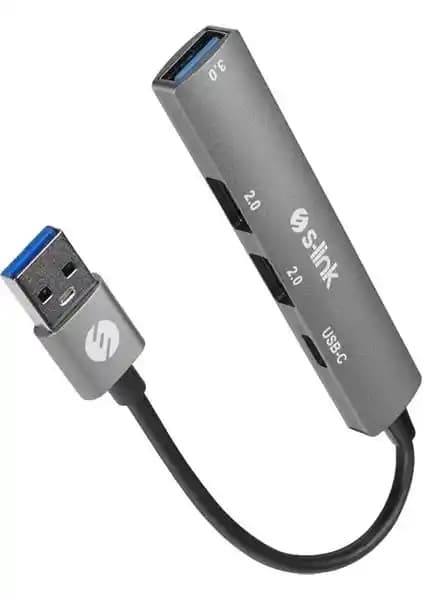S-Link SW-U322 Çok Fonksiyonlu Metal USB Hub ile Bağlantı Çözümleri