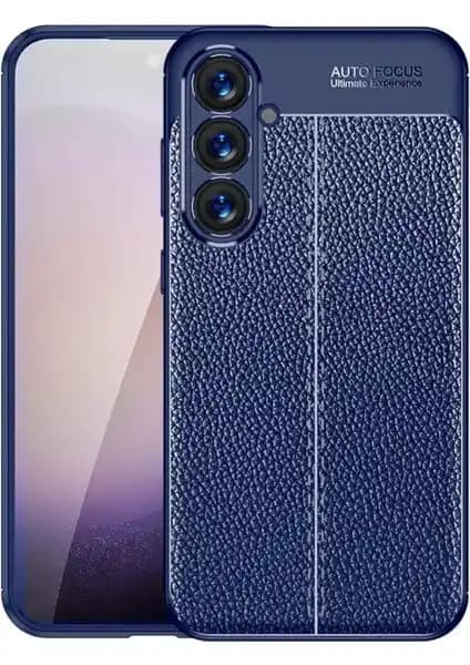 Samsung Galaxy A17 5G için Moveteck deri görünümlü şık ve dayanıklı kılıf