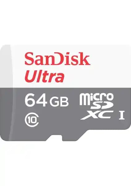 SanDisk Ultra 64GB microSDHC/microSDXC Hafıza Kartı Yüksek Hız ve Güvenilirlik Sağlar