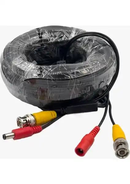 Secuzi 20M Hazır Kamera Kablosu Bnc ve Dc Bağlantılarıyla Güvenlik Sistemlerinizi Güçlendirin