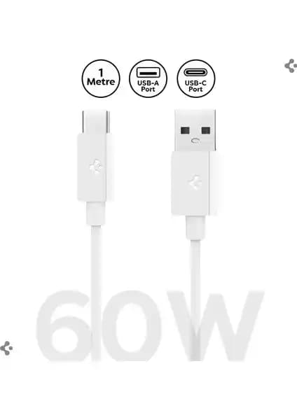 Spigen USB-A'dan USB-C'ye 1 Metre Kablo: Güç ve Hızın Birlikte Sunulduğu Dayanıklı Aksesuar