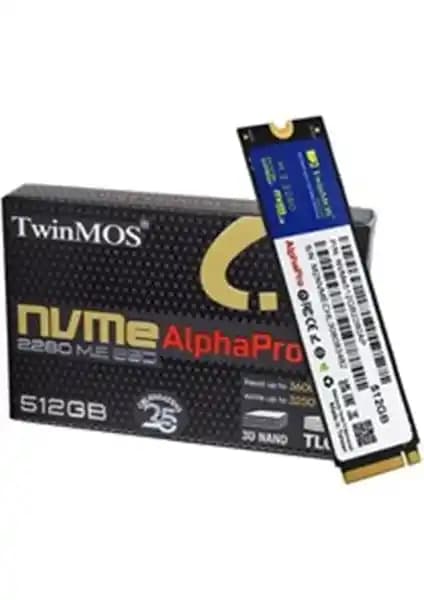 TwinMos 512GB M.2 PCIe Gen3 NVMe SSD ile yüksek performans ve güvenilirlik sağlayın