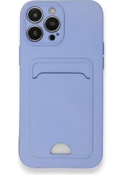 Wowacs Apple iPhone 13 Pro Max Uyumlu Silikon Kılıf Kamera ve Kart Alanıyla Güvenli Koruma