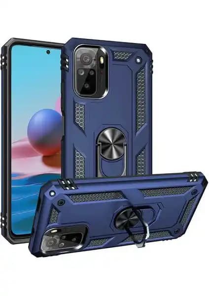 Xiaomi Redmi Note 10S için dayanıklı ve fonksiyonel sert yüzüklü standlı kılıf incelemesi