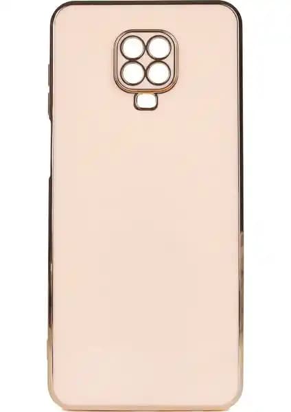 Xiaomi Redmi Note 9S için Şık ve Dayanıklı Parlak Kenarlı Silikon Kılıfı
