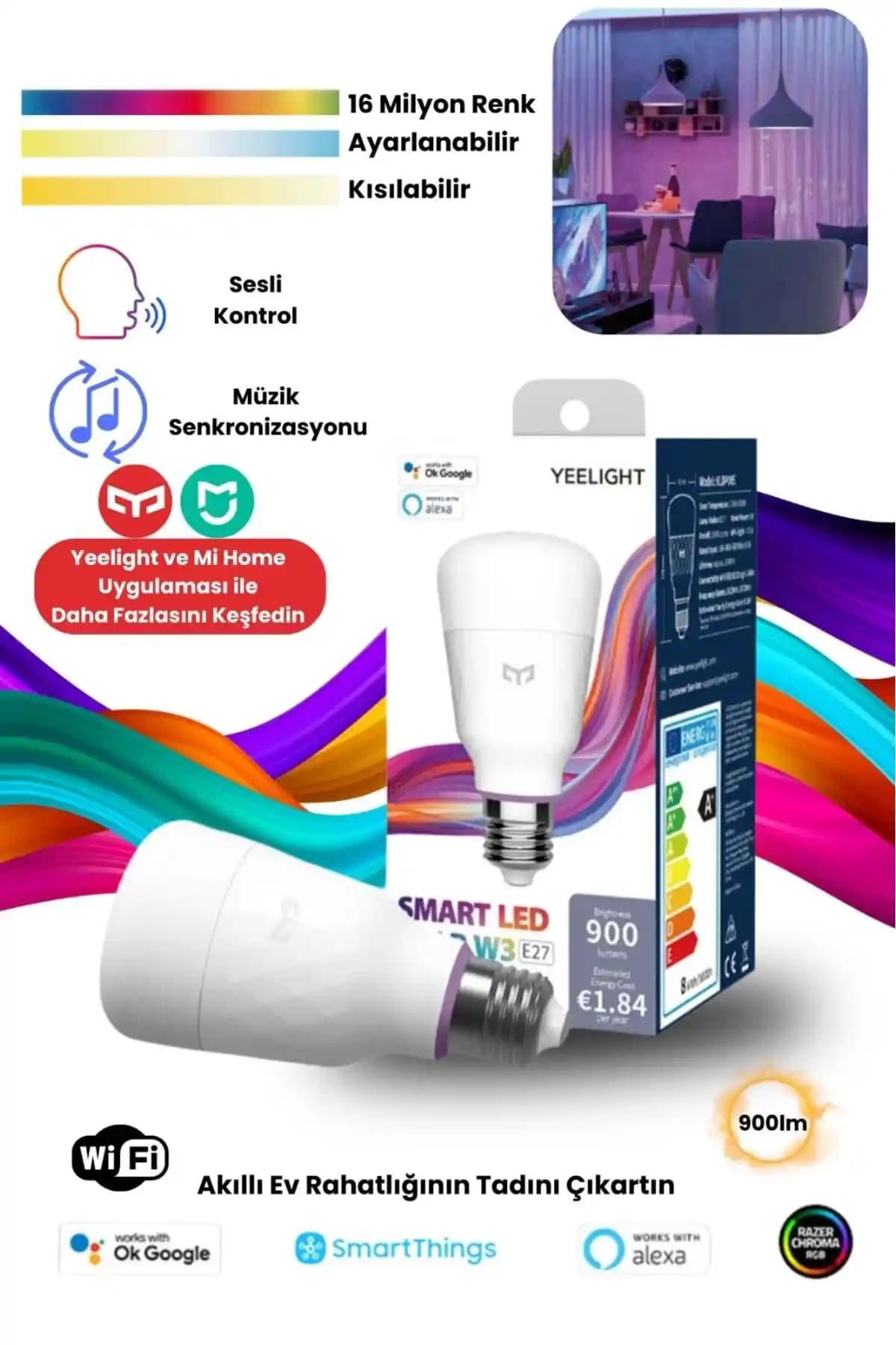 Akıllı LED Teknolojisi: Enerji Verimliliği ve Akıllı Ev Sistemleri İçin Güncel Çözümler