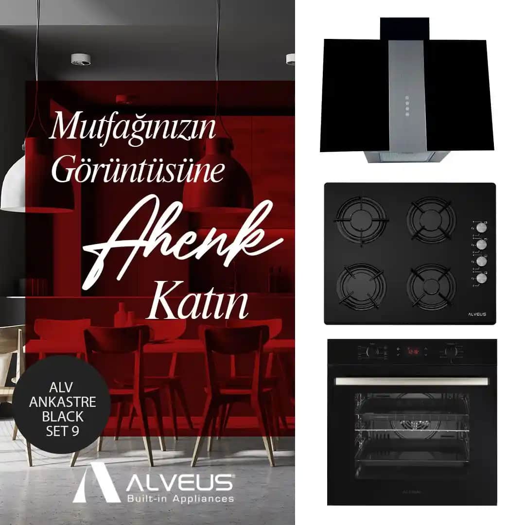 Alveus Ankastre Ürünleri ile Modern ve İşlevsel Mutfak Tasarımları