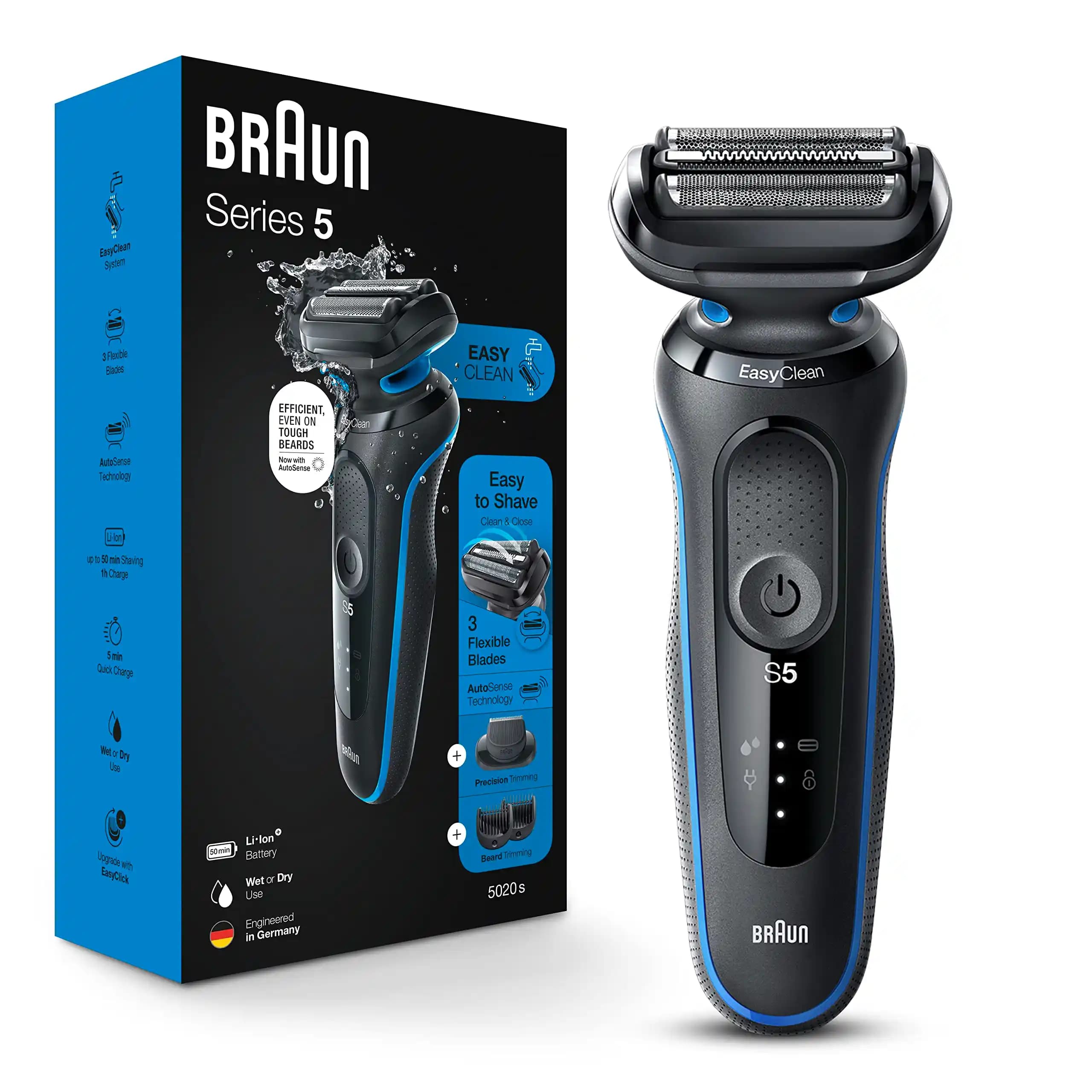 Braun Series 5 Erkek Bakımında Yenilikçi ve Güçlü Elektrikli Tıraş Makinesi Özellikleri