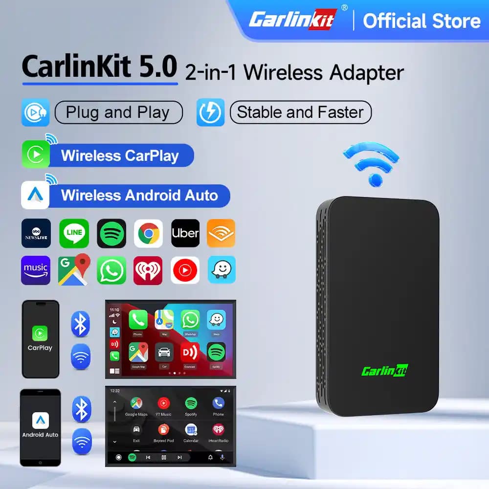 Carlinkit 5.0 ile Kablosuz Araç Bağlantısı ve Akıllı Sürüş Deneyimi