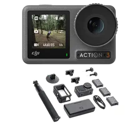 DJI Osmo Action 3 Adventure Combo: Yüksek Performanslı ve Dayanıklı Aksiyon Kamerası