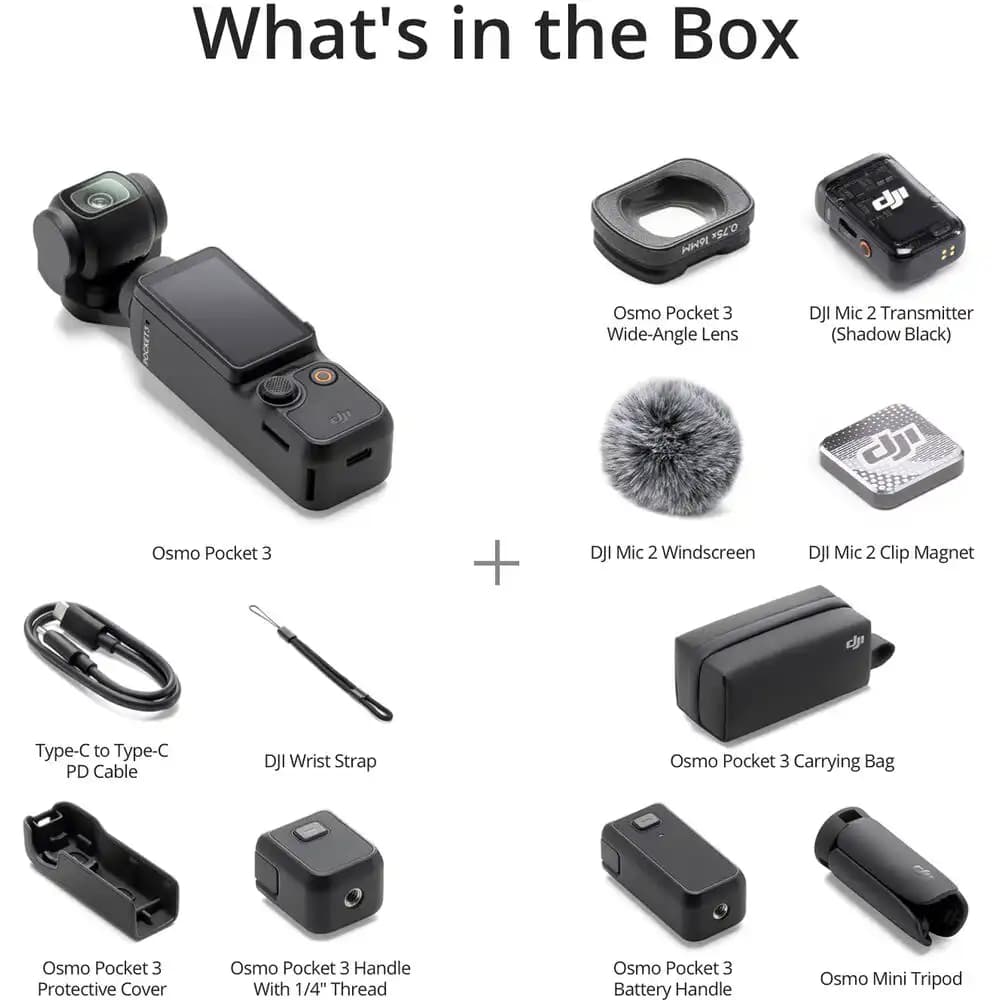 DJI Pocket 3 Creator Combo: Kompakt ve Yüksek Kaliteli İçerik Üretimi İçin Gelişmiş Kamera