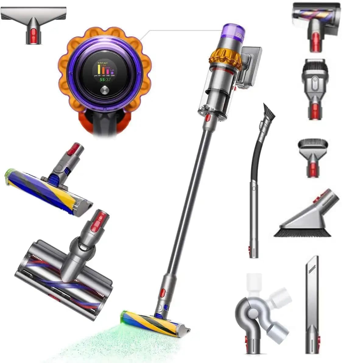 Dyson V15 Total Clean: Güçlü Performans ve Akıllı Temizlik Teknolojisi