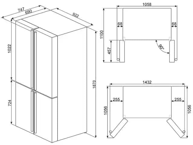 Çift Kapaklı Buzdolabı Ölçüleri ve Uygun Seçim Rehberi