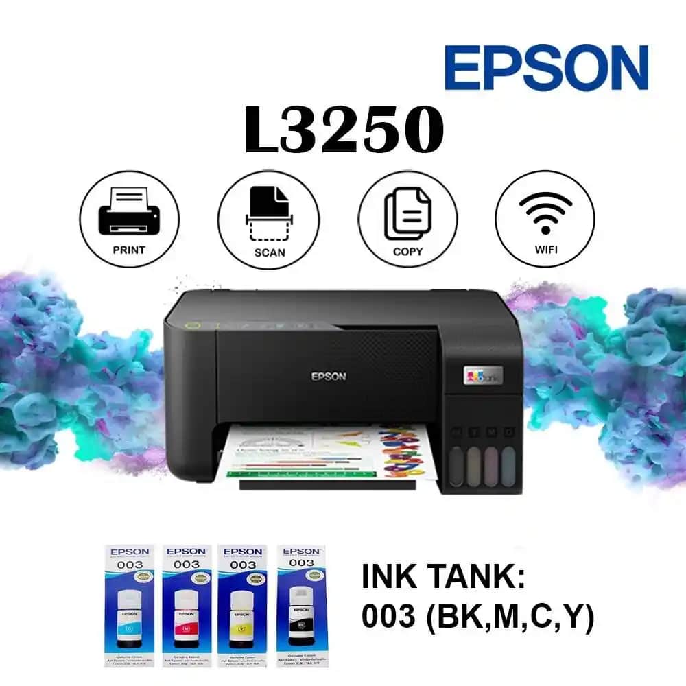 Epson L3250 Çok Yönlü ve Ekonomik Yazıcı Özellikleri ve Kullanım Avantajları