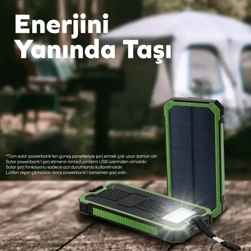 Güneş Enerjili Powerbankler: Sürdürülebilir ve Pratik Taşınabilir Enerji Çözümleri