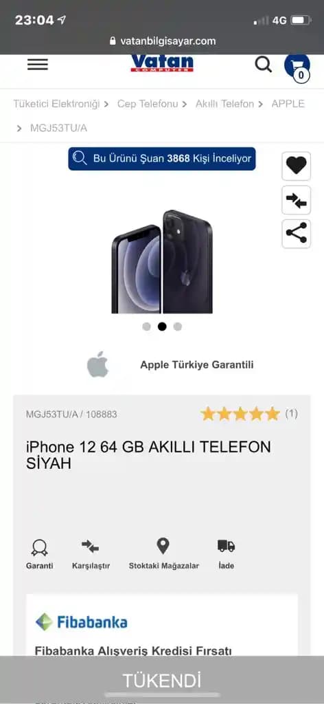 iPhone 12 Pro Türkiye’deki Pazar Durumu ve Satış Stratejileri Analizi