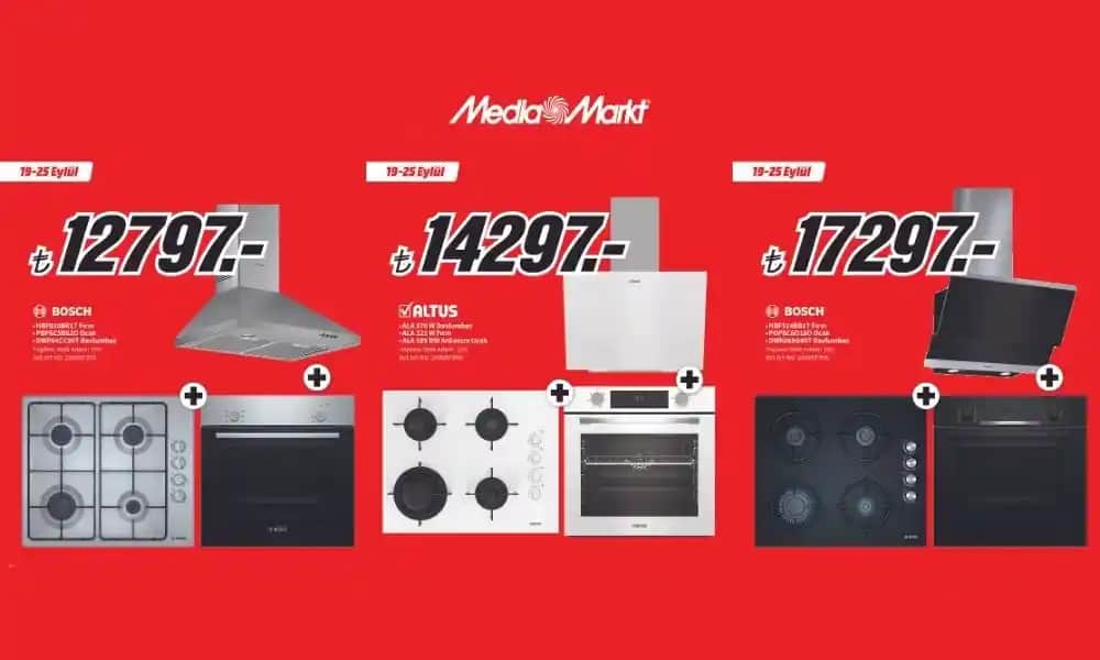 Media Markt'ta Geniş Ankastre Ürünleri Seçenekleriyle Modern Mutfaklar Yaratın