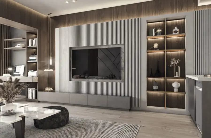 Modern Ev Dekorasyonunda Şıklık ve Fonksiyonelliği Bir Arada Sunan TV Panel Modelleri