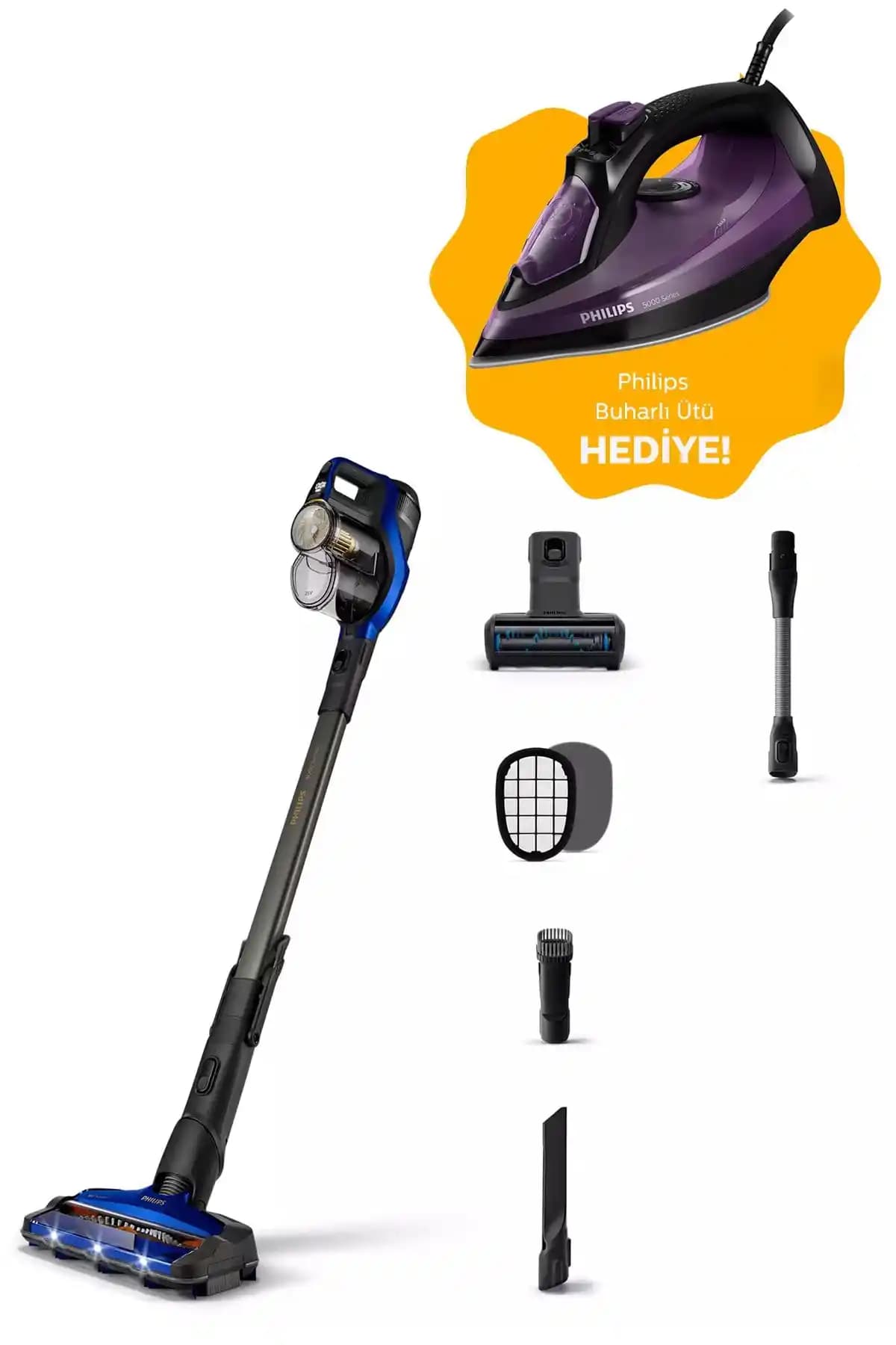 Philips Şarjlı Dikey Süpürge: Modern ve Kablosuz Temizlik Çözümleri