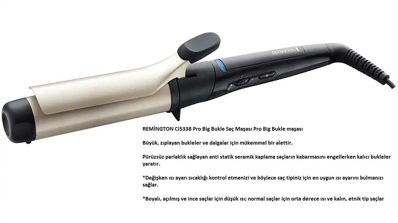 Remington Kalın Maşa ile Hacimli ve Doğal Bukleler Yaratma Rehberi