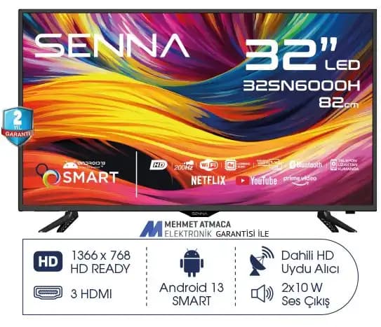 Senna 32 İnç HD Televizyon Özellikleri ve Kullanıcı Yorumları