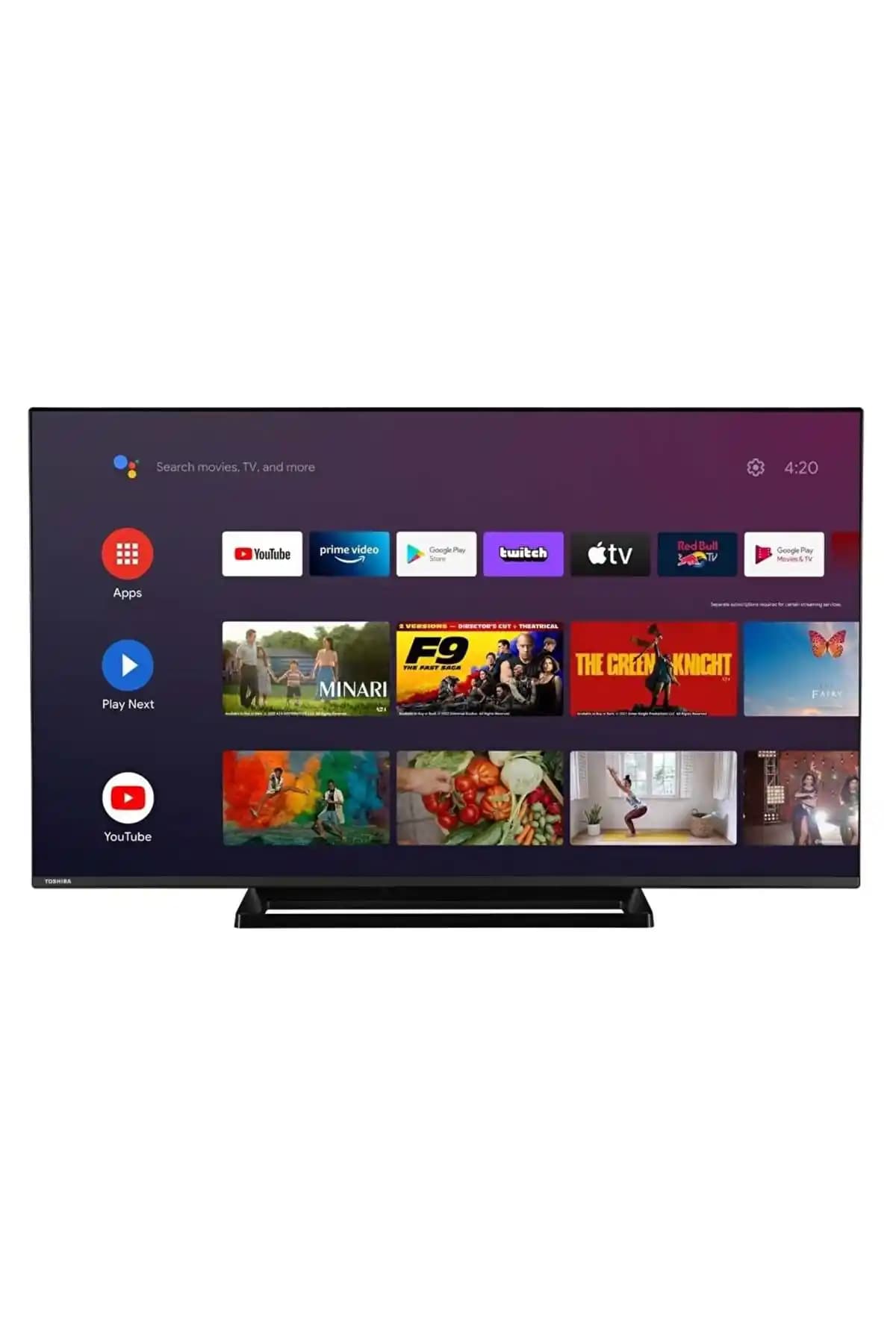 Toshiba 50 inç Android TV: Yüksek Kaliteli Görüntü ve Akıllı Özelliklerle Modern Ev Eğlencesi