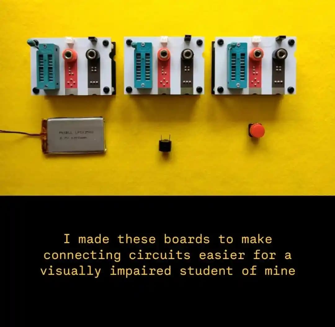 Görme Engelliler İçin Erişilebilir ve Dokunarak Kullanılabilen Elektronik Breakout Kartları Tasarımı