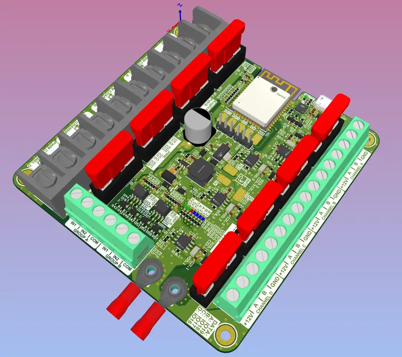 Yüksek Akımlı Analog ve Uzun Mesafeli Adreslenebilir LED Şeritler için WLED Uyumlu Kontrolcü Tasarımı