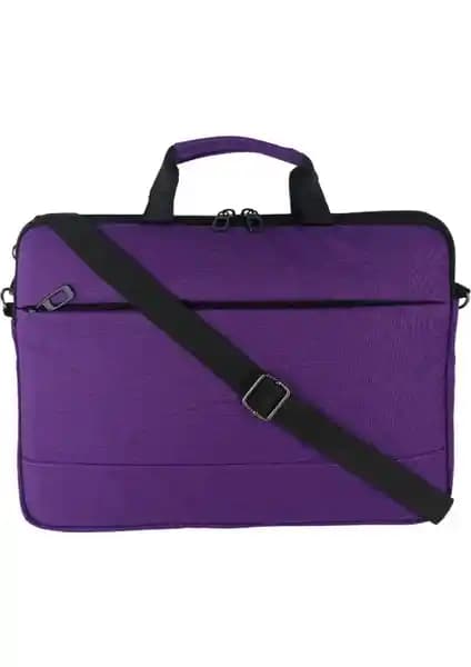 13-14 İnç Uyumlu Mor Laptop Çantası Şık ve Dayanıklı Tasarım Özellikleri