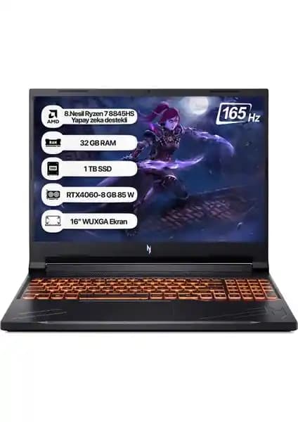 Acer Nitro V16 ANV16-41: Yüksek Performanslı Oyun ve Çok Amaçlı Dizüstü Bilgisayar