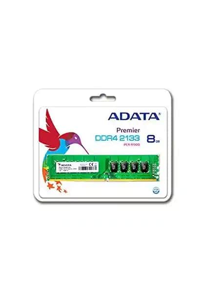 ADATA 8GB DDR4 RAM 2133 MHz Performans ve Uyumluluk İçin Güçlü Bir Seçenek